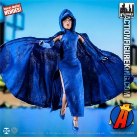 8-inch scale Mego-style Raven action figure with cloth outfit.