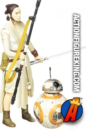 STAR WARS: The Force Awakens Black Series REY (JAKKU) Action Figure.