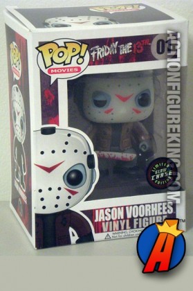 Funko Pop! Movies Glow-In-The-Dark Jason Vorhees vinyl bobblehead figure.