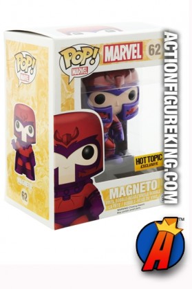 Funko Pop! Marvel Exclusive Variant Metallic MAGNETO Figure.