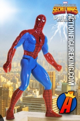 MARVEL SECRET WARS Jumbo 12-inch Scale SPIDER-MAN Action Figure.