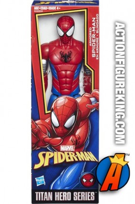 MARVEL TITAN HERO SERIES WEB WARRIORS ARMORED SPIDER-MAN ACTION FIGURE from HASBRO