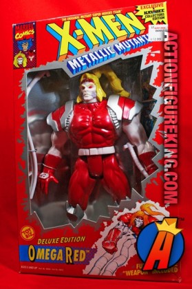 X-Men Deluxe 10-inch Omega Red Metallic Mutant action figure – a KB Toys Exclusive.