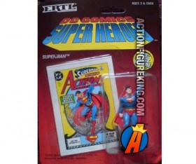 2-inch DC Comics Super-Heroes Die-Cast Metal Superman Raised Fist figure.