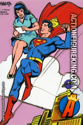 Superman and Lois Lane 17-piece tray-puzzle from Playskool.