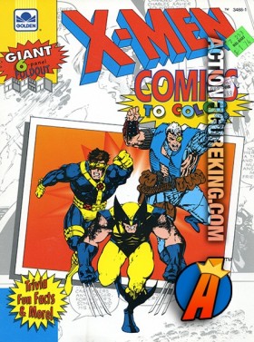 X-Men Comics To Color Golden Coloring Book.