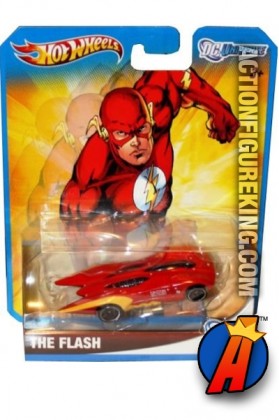 DC Universe The Flash die-cast vehicle from Hot Wheels.
