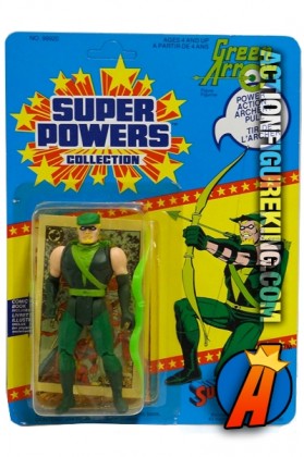 Vintage Kenner Super Powers Collection Green Arrow figure.