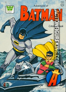 1966 Adventures of Batman Coloring Book from Whitman.