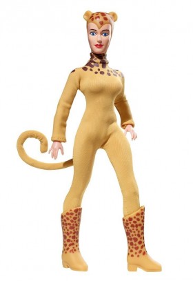 Mattel 8 Inch Retro Action Cheetah Figure with removable cloth outfit