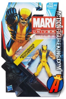 A packaged version of this Marvel Universe 3.75 inch Astonishing Wolverine action figure from Hasbro.