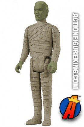 A packaged sample of this ReAction The Mummy figure from Funko.