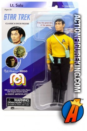 2018 LIMITED EDITION TARGET EXCLUSIVE MEGO STAR TREK SULU 8-INCH ACTION FIGURE