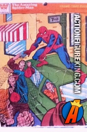 Spider-Man 12-piece Frame-Tray Puzzle from Whitman.