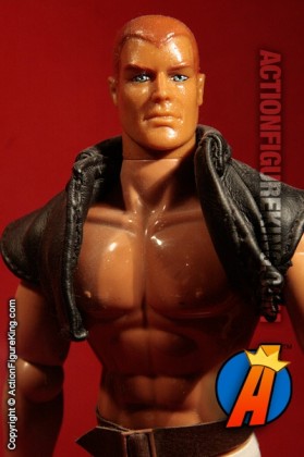 Custom sixth-scale Doc Savage action figure with cloth outfit.
