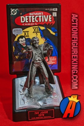 DC COMICS Comic Book Champions Pewter JOKER Figure.