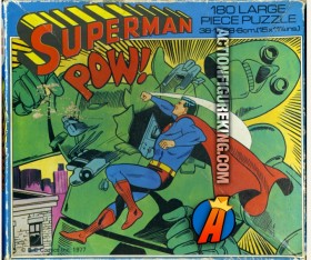 This 1977 Superman 180-Piece Jogsaw Puzzle from Whitman is a UK import.