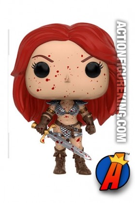 FUNKO RED SONJA Bloody Variant Figure.