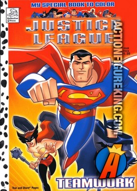 Dalmation Press presents this Justice League – Teamwork coloring book.