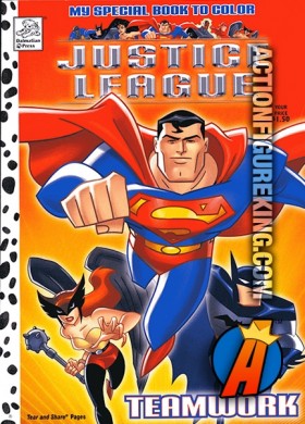 Dalmation Press presents this Justice League – Teamwork coloring book.