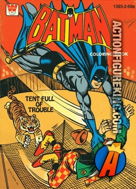 Batman Tent Full of Trouble coloring book from Whitman.