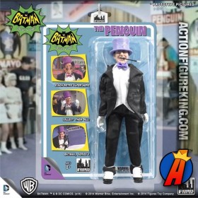 MEGO style Classic Batman TV Series BURGESS MEREDITH as THE PENGUIN 8-Inch Action Figure from FTC