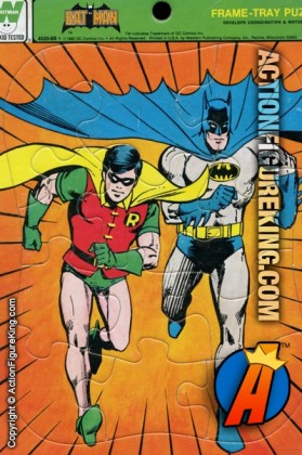Batman and Robin 12-piece frame-tray puzzle from Whitman.