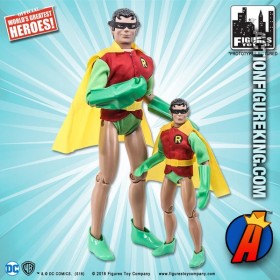 DC COMICS SIXTH-SCALE ROBIN VARIANT MEGO ACTION FIGURE with Cloth uniform and Removable Mask