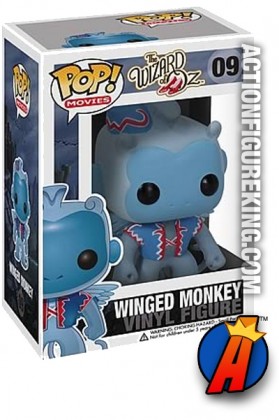 A packaged sample of this Funko Pop! Movies Wizard of Oz Winged Monkey vinyl figure.