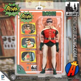 A packaged sample of this Batman Classic TV Series Robin figure.