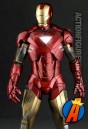 Fully articulated sixth-scale Iron Man Mark VI figure.