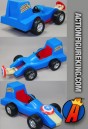 Three different views of this Mego Captain Americar Playset showing play action.