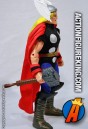 Marvel Famous Cover Series fully articulated 8 Inch Thor figure with removable fabric outfit.
