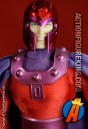 Fully articulated Medicom Real Action Heroes sixth scale Magneto action figure with authentic cloth uniform.