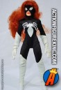 Taking a lead from Mego is this Marvel Famous Cover Series 8 inch Spider-Woman-Figure with authentic removable fabric outfit from Toybiz.