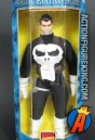 A closer look at this Toybiz sixth-scale Punisher action figure with authentic fabric uniform.