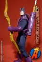 Avengers Assemble! Famous Cover Series 8 inch Hawkeye figure with aythentic fabric costume.