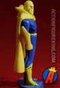 The Dr. Fate figure from Mattel is made of metal with plastic detail.