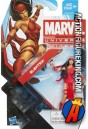 A packaged sample of this Marvel Universe 3.75-inch Elektra action figure.