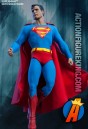 This 12-inch Superman from Sideshow comes with fighting hands, gesture hands, and a right thumbs up hand.