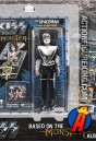 A packaged sample of this fully articulated 8-inch KISS The Spaceman action figure with removable cloth uniform.