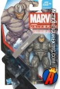 A packaged sample with awesome art of this Marvel Universe 3.75-inch Rhino figure from Hasbro.