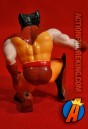 Rearview of this 1990 PVC Wolverine figure.