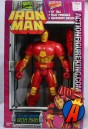 A packaged sample of this deluxe 10-inch Iron Man action figure by Toybiz.