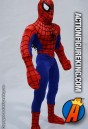 Marvel Famous Cover Series fully articulated Spider-Man action figure with removable fabric outfit from Toybiz.