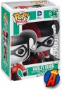 A packaged sample of this Funko Pop Heroes Harley Quinn figure.