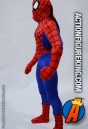 Mego-style Marvel Famous Cover Series 8 inch fully articulated Spider-Man with authentic cloth uniform.