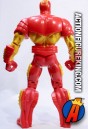 Rearview of this articulated 10-inch Iron Man figure from Toybiz.