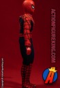 Fully articulated Mego 8-inch Spider-Man action figure with removable cloth outfit.