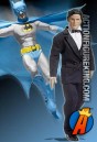 Tonner and DC present this 17.5-inch Batman/Bruce Wayne action figure two highly detailed cloth outfits.